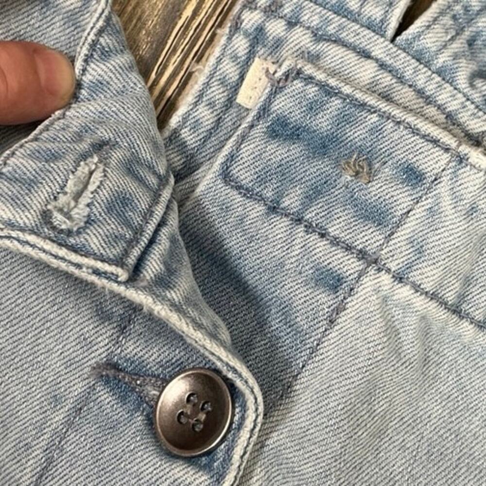 Billabong Denim‎ Overalls Button Front Jeans Y2K Sun Seeker Vintage Retro Farm L - Picture 3 of 10